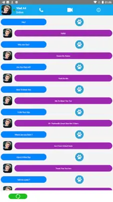 Fake Video Call from Vlad A4 android App screenshot 0
